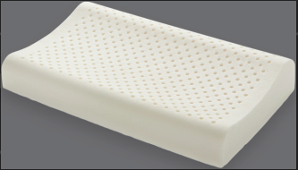 contour latex pillow